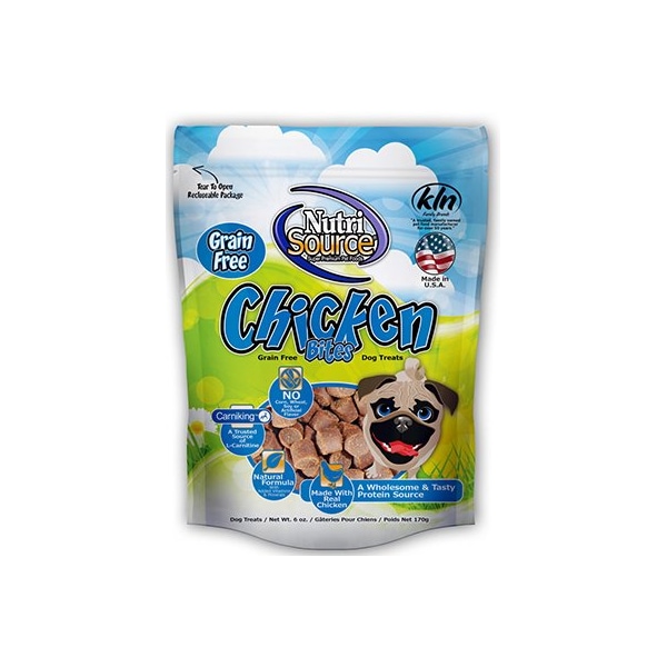 Nutrisource Treats Chicken Grain Free For Dogs 6 oz 80010 - main